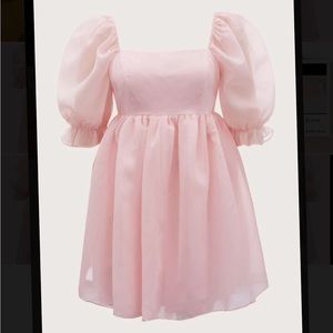 COPY - UNITY PLUS SQUARE NECK PUFF SLEEVE DRESS